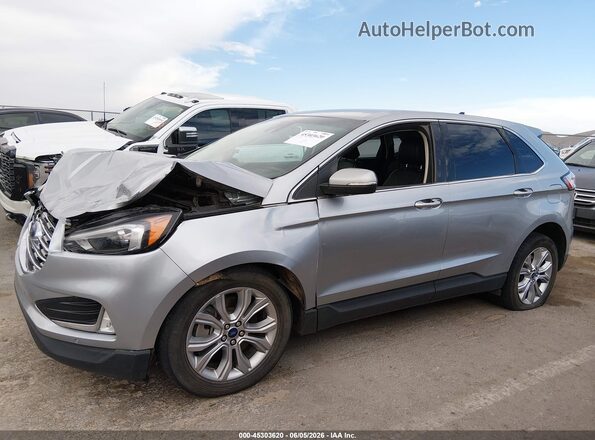 2FMPK4K94NBB03726 2022 FORD EDGE Silver სალონის 360-გრადუსიანი ხედი