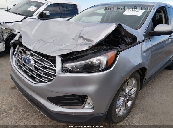 2FMPK4K94NBB03726 2022 FORD EDGE Silver წინა ხედი