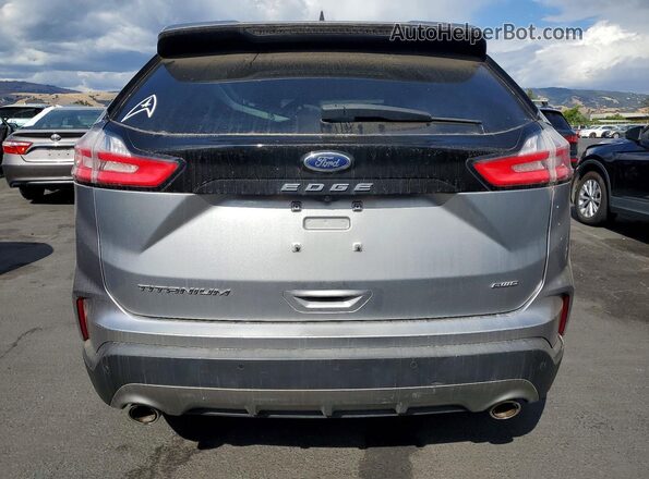 2FMPK4K94NBB04472 2022 FORD EDGE Silver უკანა ხედი