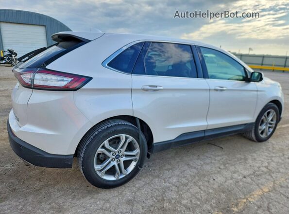2FMPK4K95HBB91805 2017 FORD EDGE Белый Задняя левая четверть