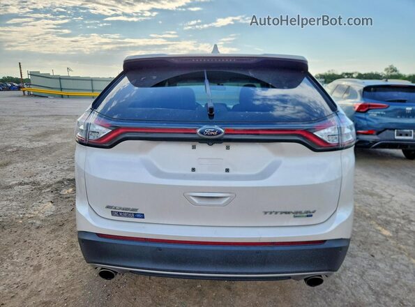 2FMPK4K95HBB91805 2017 FORD EDGE Белый Вид спереди