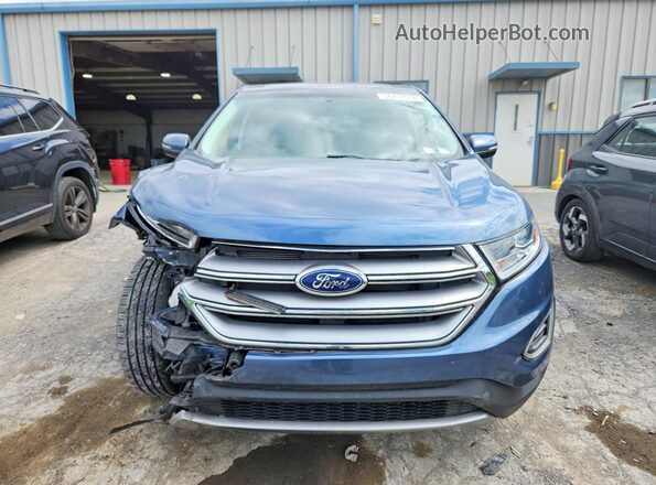 2FMPK4K95JBB57353 2018 FORD EDGE Blue 