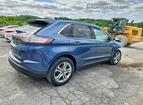 2FMPK4K95JBB57353 2018 FORD EDGE Blue 