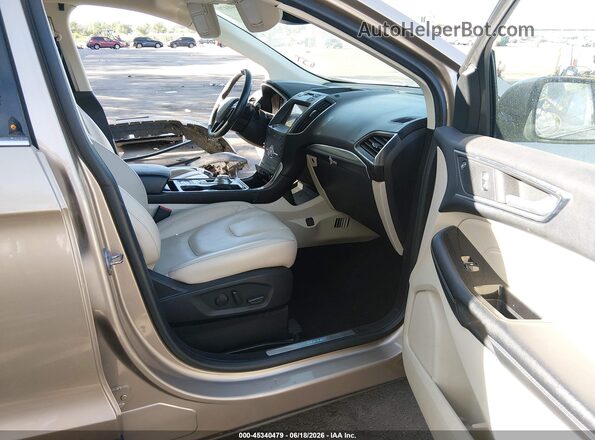 2FMPK4K95LBA76999 2020 FORD EDGE Beige Front interior view