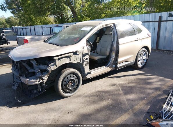 2FMPK4K95LBA76999 2020 FORD EDGE Beige Front left