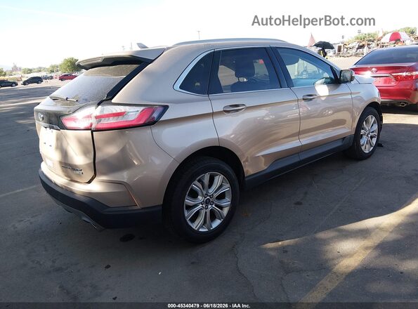 2FMPK4K95LBA76999 2020 FORD EDGE Beige Rear right