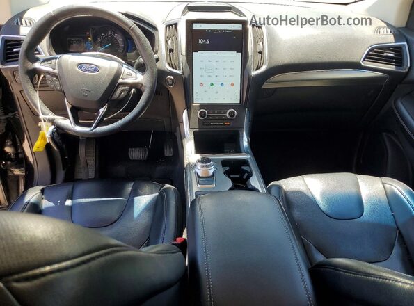 2FMPK4K95NBA39325 2022 FORD EDGE Black Առջևի վահանակի տեսք