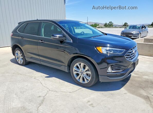 2FMPK4K95NBA39325 2022 FORD EDGE Black Առջևի աջ