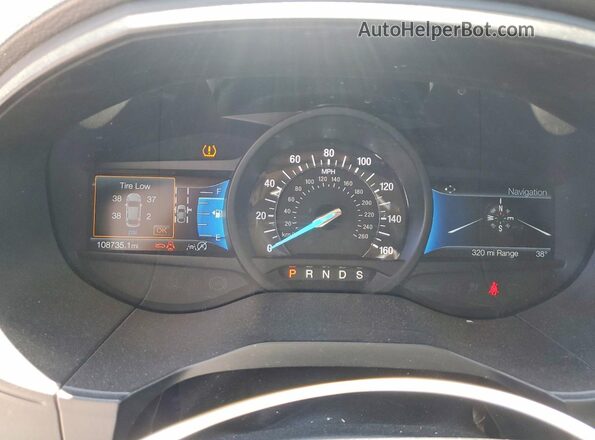 2FMPK4K95NBA39325 2022 FORD EDGE Black Սարքավորումների վահանակի տեսք