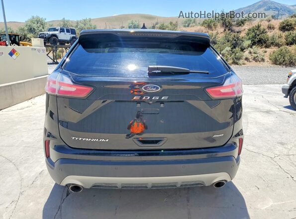 2FMPK4K95NBA39325 2022 FORD EDGE Black Հետևի տեսք