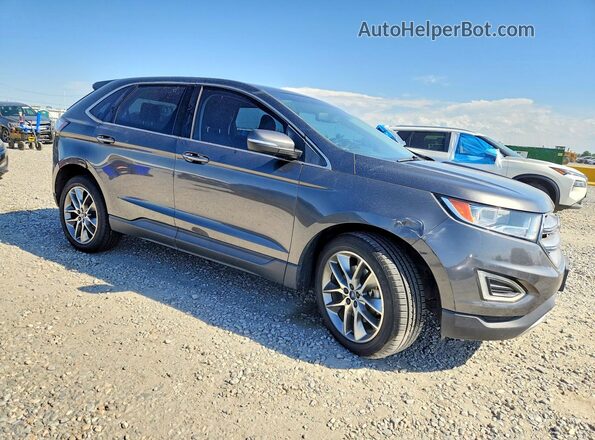 2FMPK4K96HBB10861 2017 FORD EDGE Серый 