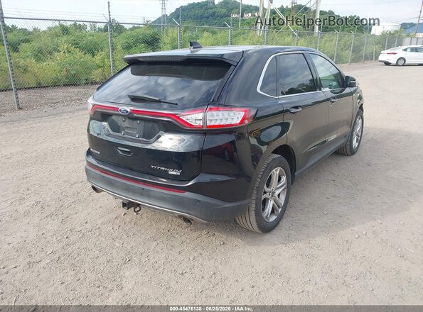 2FMPK4K96HBB29491 2017 FORD EDGE Black Հետևի աջ