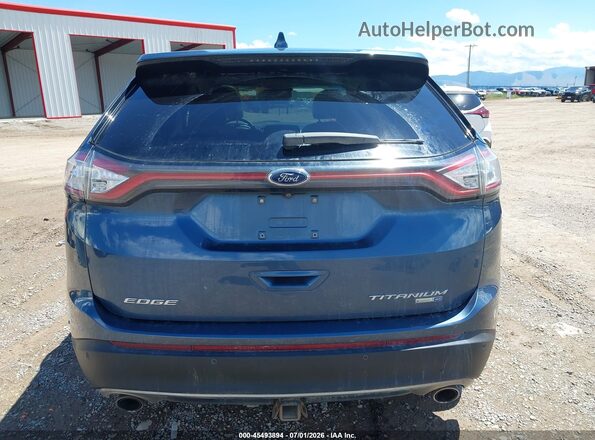 2FMPK4K96JBB13717 2018 FORD EDGE Blue 