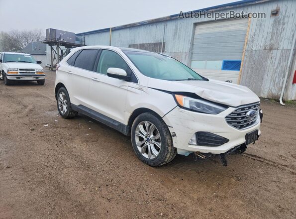 2FMPK4K96KBB30826 2019 FORD EDGE White წინა მარჯვენა