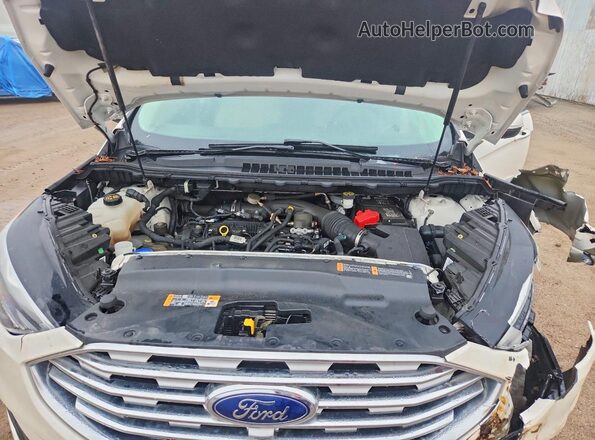 2FMPK4K96KBB30826 2019 FORD EDGE White ძრავის განყოფილების ხედი
