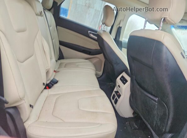 2FMPK4K96KBB30826 2019 FORD EDGE White უკანა სალონის ხედი