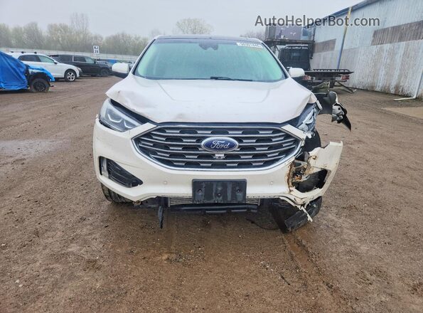 2FMPK4K96KBB30826 2019 FORD EDGE White წინა ხედი