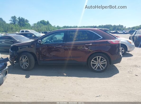2FMPK4K96KBC55731 2019 FORD EDGE Maroon 