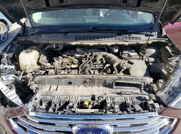 2FMPK4K96LBA43963 2020 FORD EDGE Burgundy უკანა სალონის ხედი