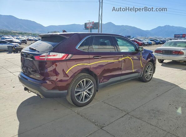 2FMPK4K96LBA43963 2020 FORD EDGE Burgundy უკანა მარჯვენა
