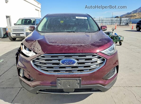 2FMPK4K96LBA43963 2020 FORD EDGE Burgundy წინა ხედი