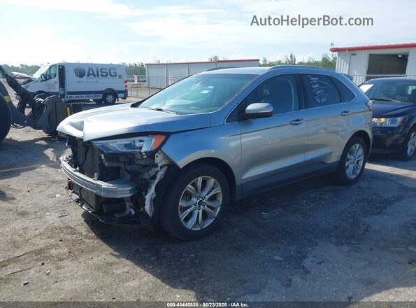 2FMPK4K96LBA71763 2020 FORD EDGE Silver Առջևի ձախ երեք քառորդ տեսարան