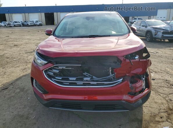 2FMPK4K96LBB52343 2020 FORD EDGE Red Front view