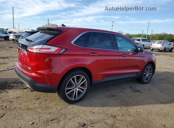 2FMPK4K96LBB52343 2020 FORD EDGE Red Rear right