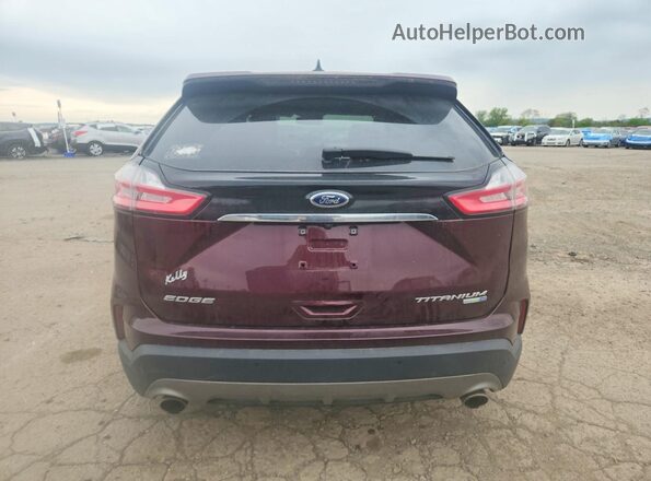 2FMPK4K96LBB63584 2020 FORD EDGE Burgundy 
