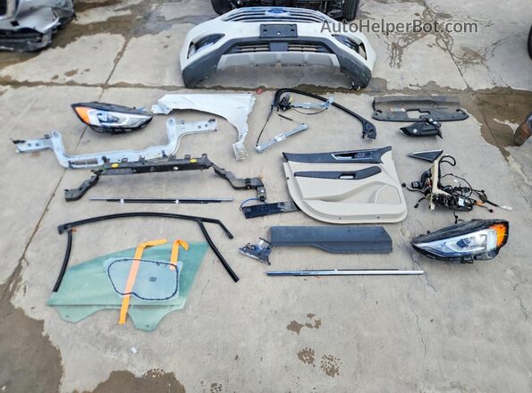 2FMPK4K96MBA08177 2021 FORD EDGE White Engine compartment view