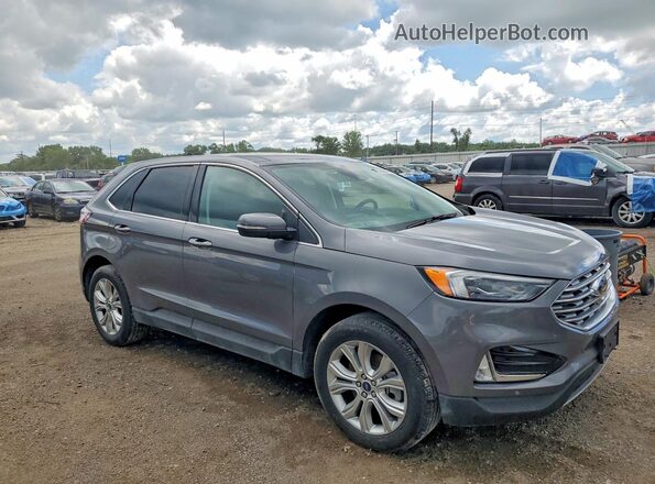 2FMPK4K96NBA12490 2022 FORD EDGE Gray 