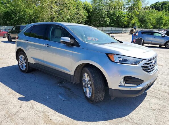 2FMPK4K96NBA34120 2022 FORD EDGE Silver Delantero derecho