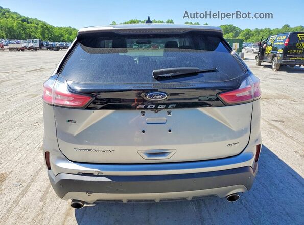 2FMPK4K96NBA34120 2022 FORD EDGE Silver Vista trasera