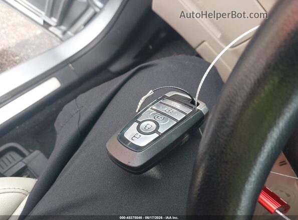 2FMPK4K96NBB07891 2022 FORD EDGE Silver Widok deski rozdzielczej