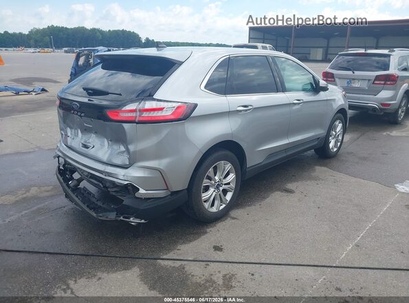 2FMPK4K96NBB07891 2022 FORD EDGE Silver Tył prawy