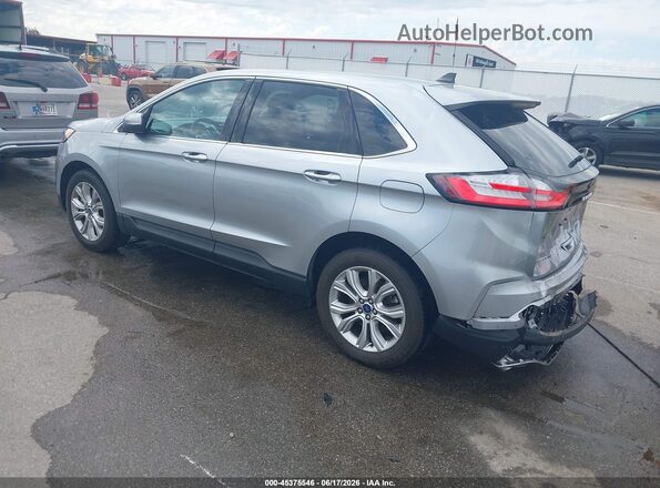 2FMPK4K96NBB07891 2022 FORD EDGE Silver Tył lewy