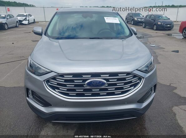 2FMPK4K96NBB07891 2022 FORD EDGE Silver Widok zestawu wskaźników