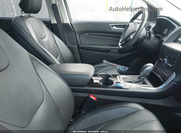 2FMPK4K97GBC37410 2016 FORD EDGE White Vista interior delantera
