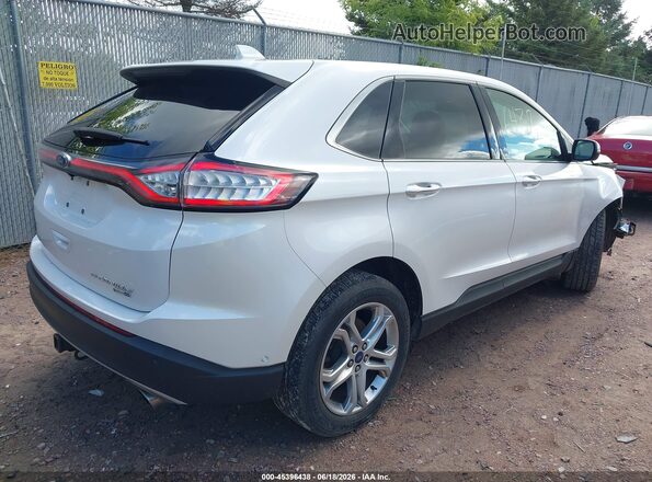 2FMPK4K97GBC37410 2016 FORD EDGE White Trasero derecho