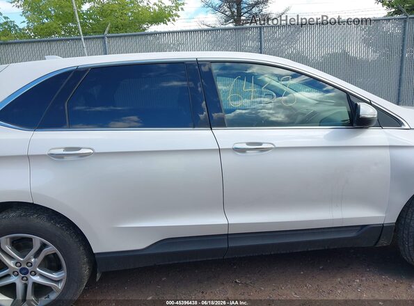 2FMPK4K97GBC37410 2016 FORD EDGE White Vista interior trasera
