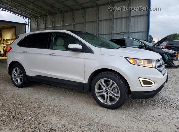 2FMPK4K97HBB19312 2017 FORD EDGE White Front right
