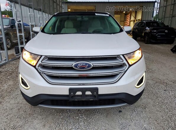 2FMPK4K97HBB19312 2017 FORD EDGE White Front view