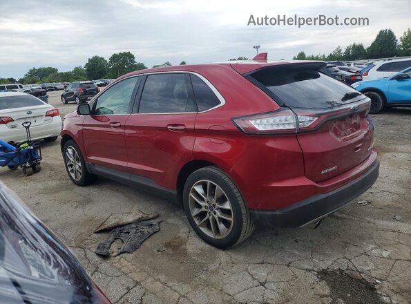 2FMPK4K97HBB87772 2017 FORD EDGE Red Trasero izquierdo