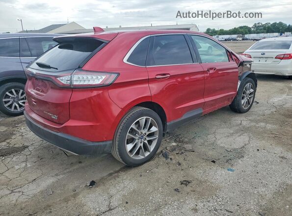 2FMPK4K97HBB87772 2017 FORD EDGE Red Trasero derecho