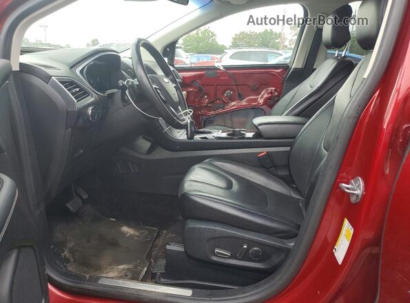 2FMPK4K97HBB87772 2017 FORD EDGE Red Vista interior delantera