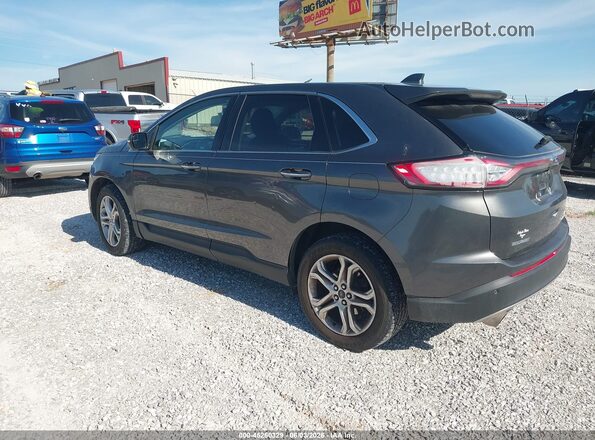 2FMPK4K97JBB95845 2018 FORD EDGE Серый Задняя левая четверть