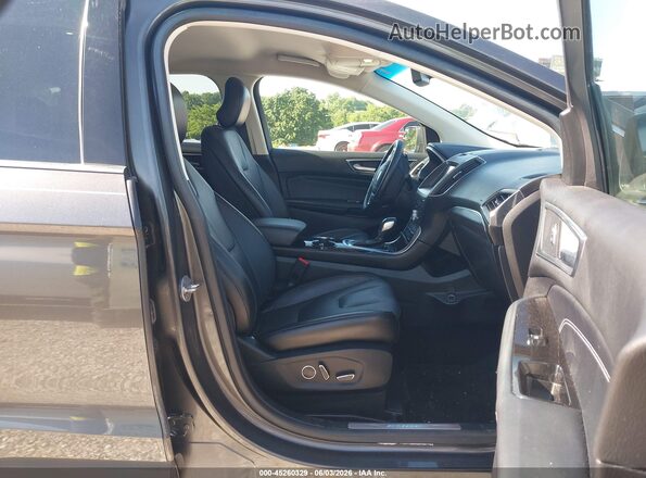 2FMPK4K97JBB95845 2018 FORD EDGE Серый Вид салона спереди