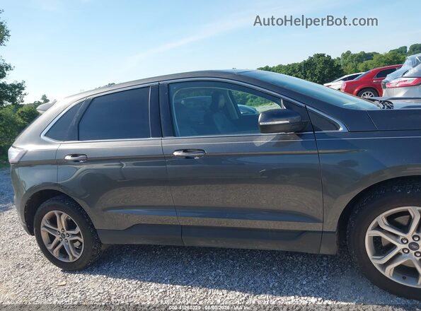 2FMPK4K97JBB95845 2018 FORD EDGE Серый Вид задней части салона
