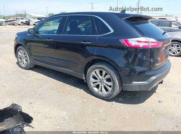 2FMPK4K97KBB01769 2019 FORD EDGE Black Rear left