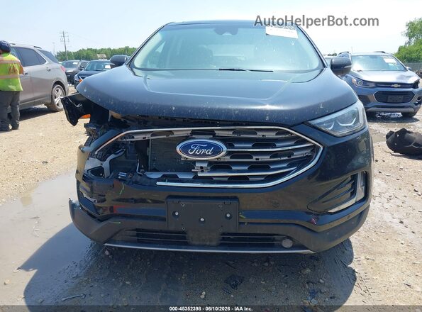2FMPK4K97KBB01769 2019 FORD EDGE Black Instrument cluster view